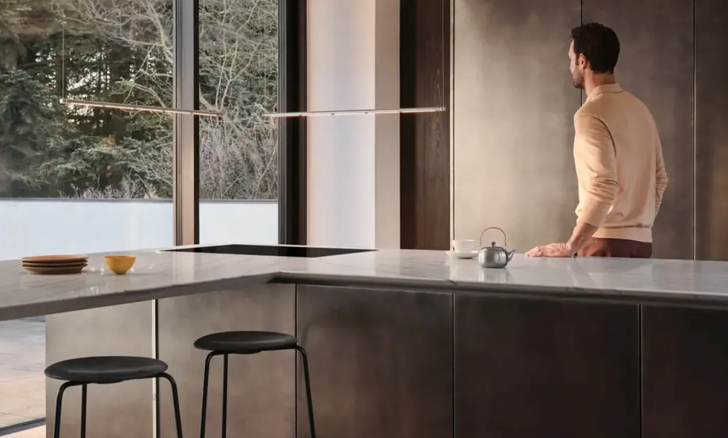 Fritz Hansen - Barstol - High Dot™ Counter stool 3-legs