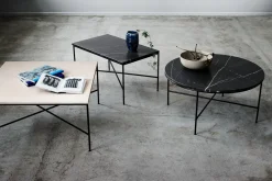 Fritz Hansen - Coffee Table - Planner - Cream Marmor - 100x100x40 cm