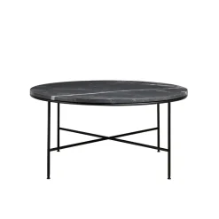 Fritz Hansen - Coffee Table - Planner - Charcoal Marmor - Ø80 cm