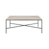 Fritz Hansen - Coffee Table - Planner - Cream Marmor - 80x80x40 cm