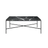 Fritz Hansen - Coffee Table - Planner - Charcoal Marmor - 100x100x40 cm