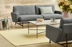 Fritz Hansen - Coffee Table - Planner - Charcoal Marmor - 130x70x40 cm