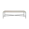 Fritz Hansen - Coffee Table - Planner - Cream Marmor - 130x70x40 cm