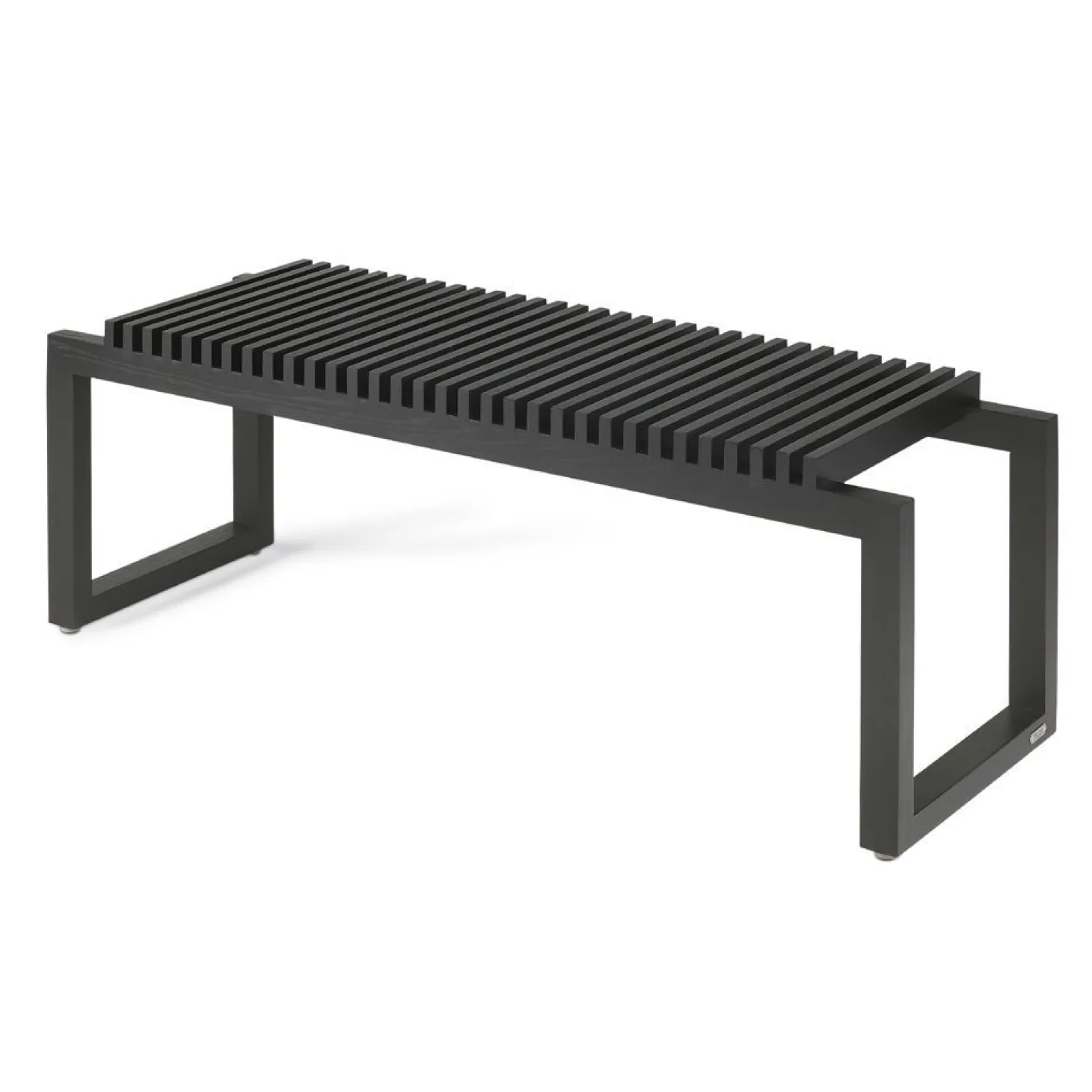 Fritz Hansen - Cutter Bænk - Sort - L 120 cm