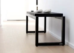 Fritz Hansen - Cutter Bænk - Sort - L 120 cm