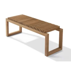 Fritz Hansen - Cutter Bænk - teak (L 120 cm)