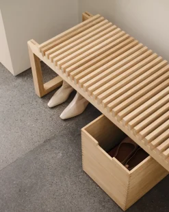 Fritz Hansen - Cutter bænk - Eg - L 120 cm