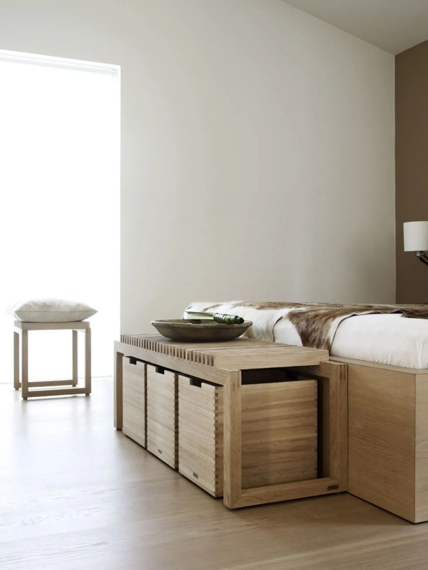 Fritz Hansen - Cutter bænk - Eg - L 120 cm