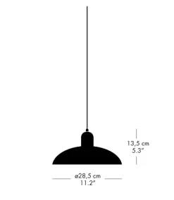 Fritz Hansen - Kaiser Idell 6631-P - Pendel - Venetian Rød