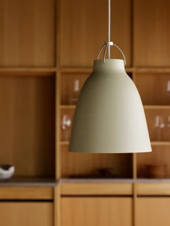 Fritz Hansen - Loftlampe - Caravaggio™ Matt - Støvet Grøn - P1 Small