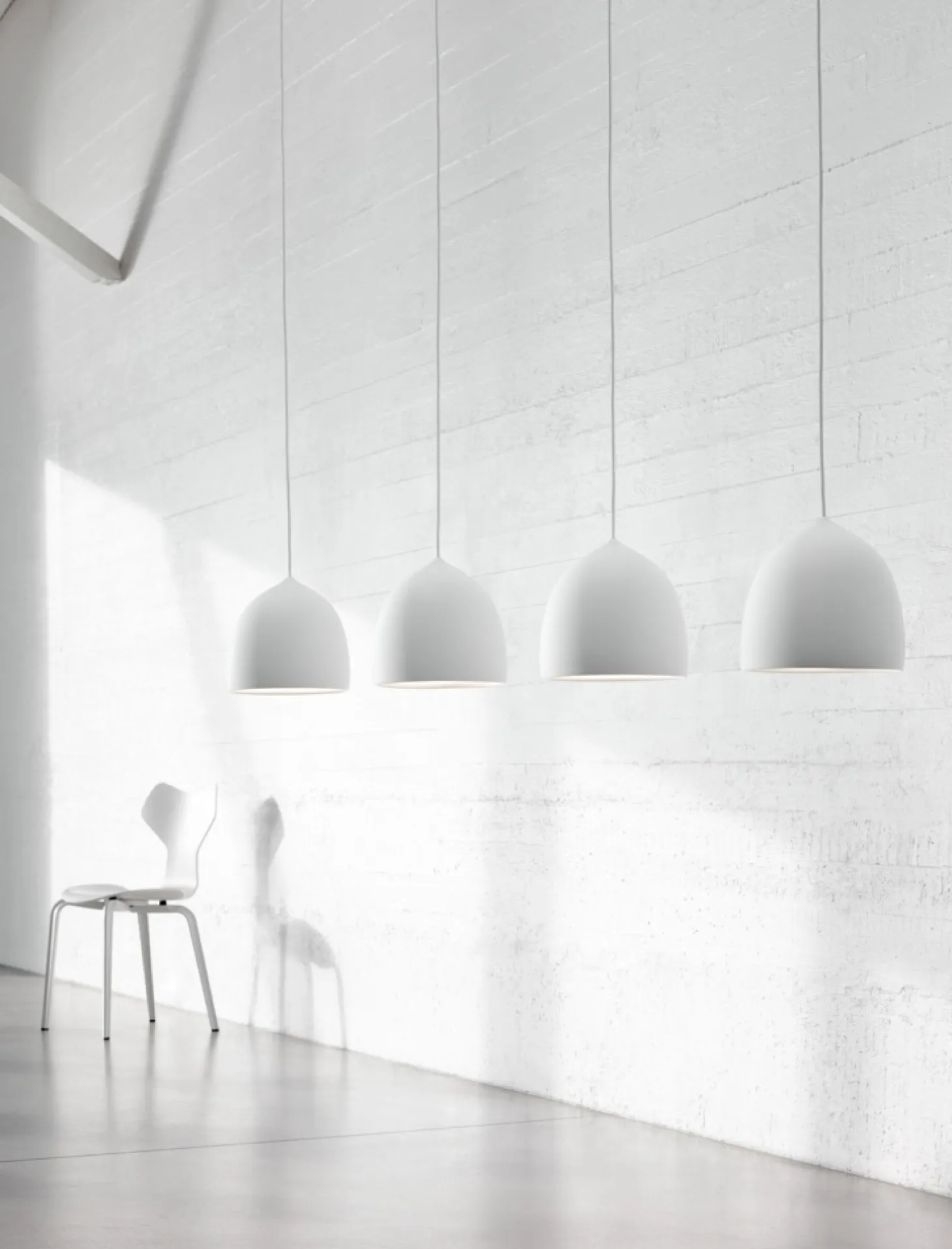 Fritz Hansen - Loftlampe - Suspence P1 - Hvid