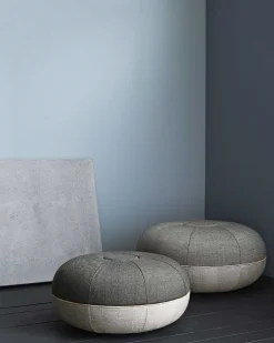 Fritz Hansen - Pouf Large - Grå - Ø60 cm