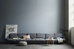 Fritz Hansen - Pouf Large - Grå - Ø60 cm