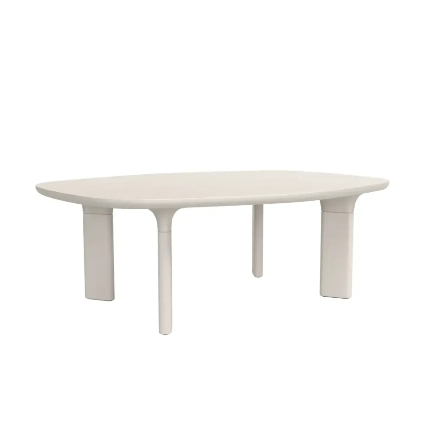Fritz Hansen - Sofabord - Analog - Light beige Valnød/sort - 103x79 cm