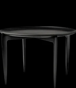 Fritz Hansen - Tray Table Large - sort - Ø 60 cm
