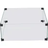 Garden Impressions - Beskyttelsesglas til bålsted - Cozy Living glass - 52x52xH21 cm