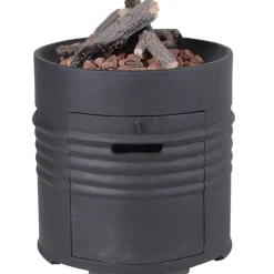 Garden Impressions - Bålsted - Cozy Living firepit Barrel - Black/Sort - Ø60xH62 cm