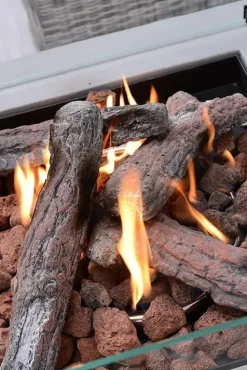 Garden Impressions - Bålsted - Cozy Living firepit Lisboa - concrete grey - 60x60 cm