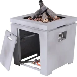 Garden Impressions - Bålsted - Cozy Living firepit Lisboa - concrete grey - 60x60 cm