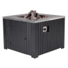 Garden Impressions - Bålsted - Cozy Living firepit Faro - Black/sort - 60x60 cm