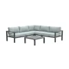 Garden Impressions - Lounge Sæt - Bianca - 4-pcs - black