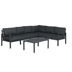 Garden Impressions - Lounge Sæt - Lexington - Right - Black/Sort