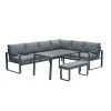 Garden Impressions - Lounge Sæt - Oreon - 4-pcs - black/grey