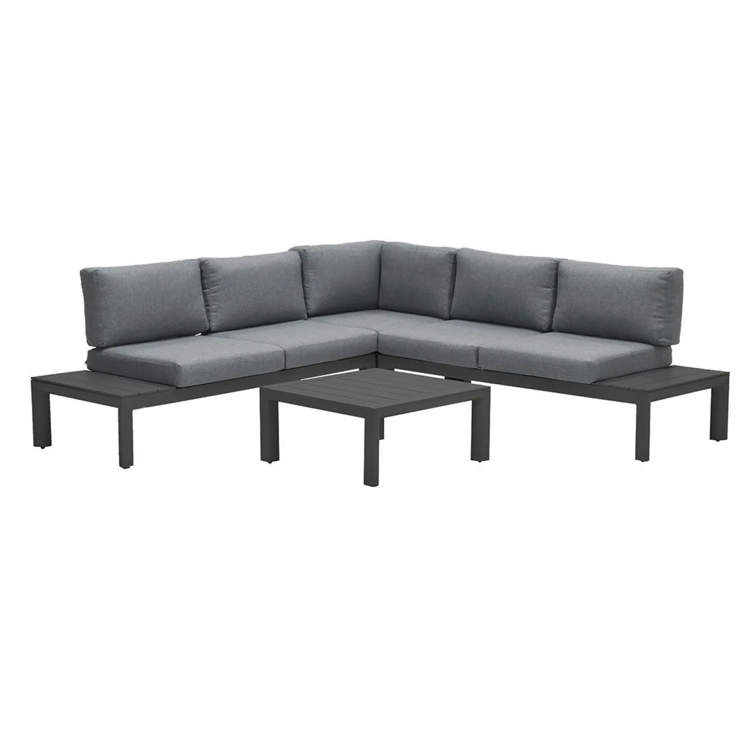 Garden Impressions - Lounge Sæt - Adelaide - 4-pcs - black/grey