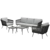 Garden Impressions - Lounge Sæt - Canberra - set 5-pcs - arctic grey