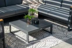Garden Impressions - Lounge Sæt - Alain - black/rope mid grey - 230x230 cm