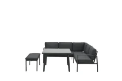 Garden Impressions - Lounge Sæt - Wellington - 5-pcs - black