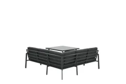 Garden Impressions - Lounge Sæt - Wellington - 5-pcs - black