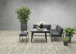 Garden Impressions - Lounge Sæt - Wellington - 5-pcs - black