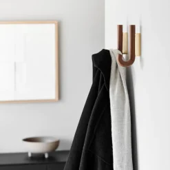 Gejst - Hook mini knage - Walnut Brass