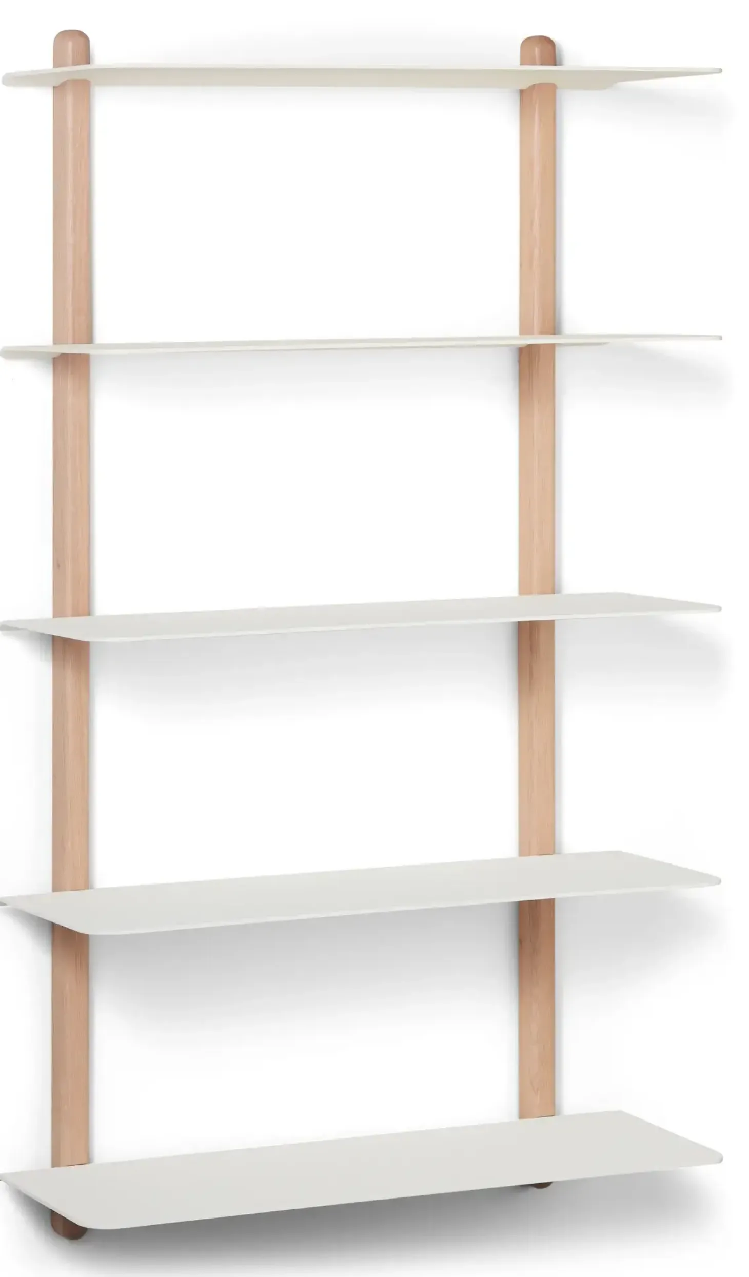 Gejst - NIVO E væghylde - Large - Lys eg/Hvid - 118x66 cm