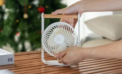 Gingko - Bord Ventilator - Lyra - Lunar White