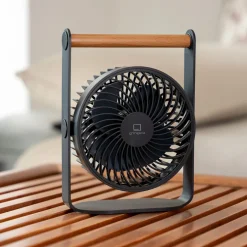 Gingko - Bord Ventilator - Lyra - Lys grå
