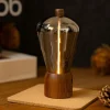Gingko - Bordlampe - Opal Drift Light - Valnød