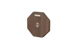 Gingko - Twist Hexagon Lamp - Walnut