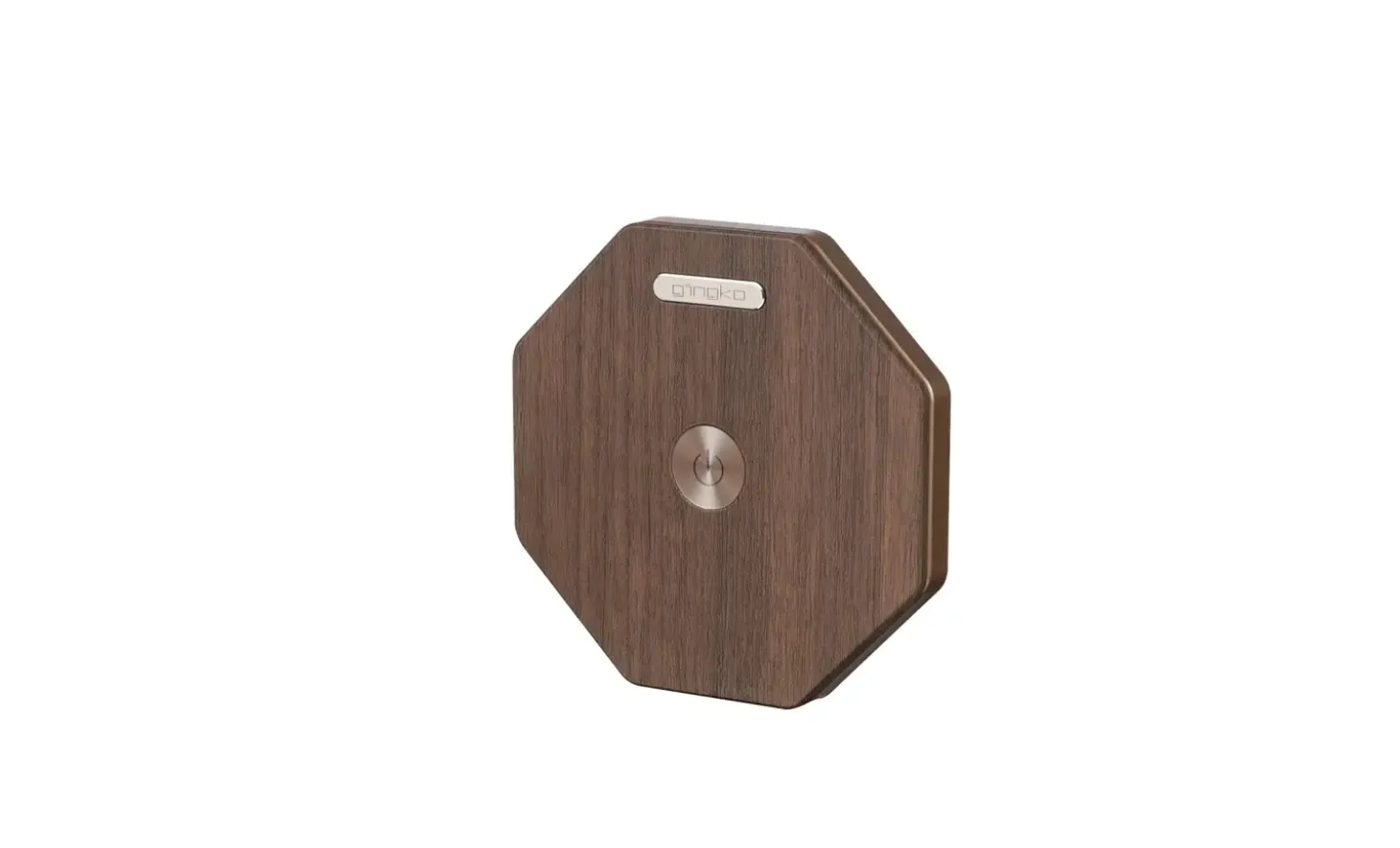 Gingko - Twist Hexagon Lamp - Walnut