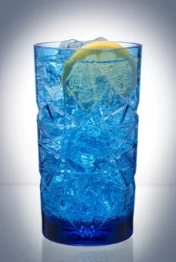 glassFORever - Krystal Glas - Premium - Brudsikkert Plastik - Grå - 47cl