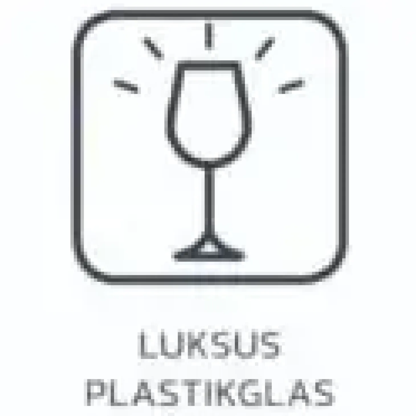 glassFORever - Vinglas - Brudsikkert Plastik - 28cl