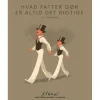 H. C. Andersen Original - "Hvad fatter gør" Plakat i ramme - 40x50
