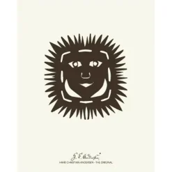H. C. Andersen Original - "Solhoved" Plakat i ramme - 40x50