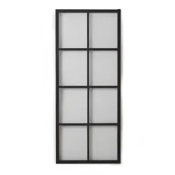Habo - Cube skydedør 100x213,3 cm - Sort