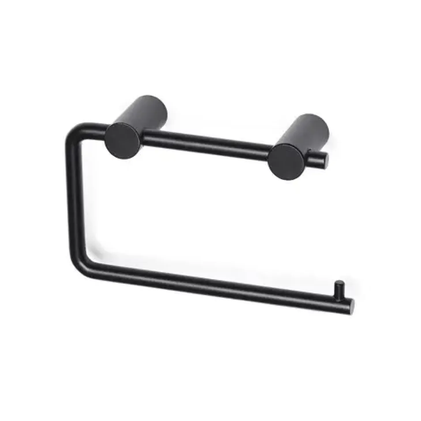 Habo - Toiletpapirholder 1368 - Sort Stål