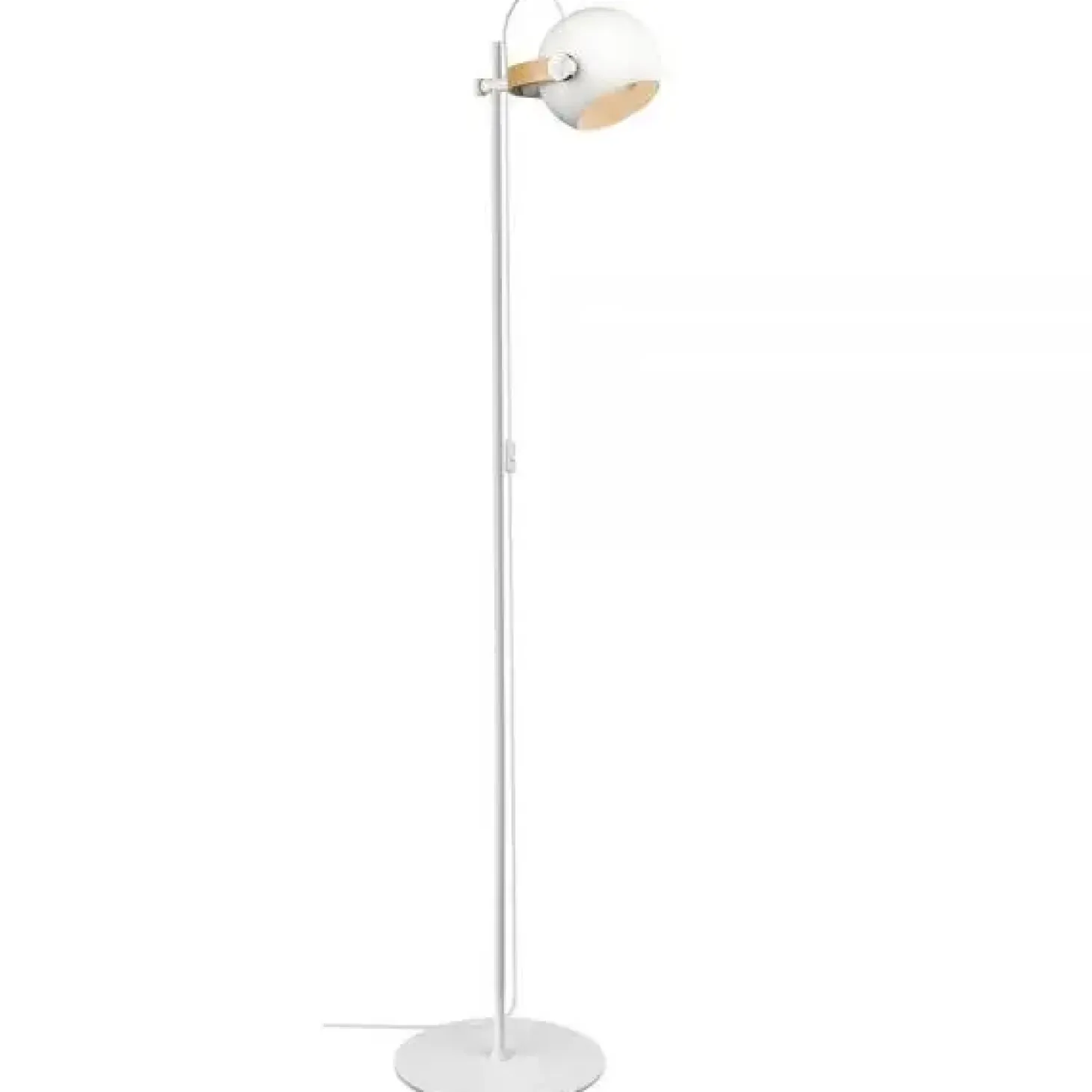 Halo Design - D.C Gulvlampe 1L Ø18 - Hvid/Eg