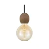 Halo Design - Light Fatningssæt E27 - Mørk/Træ