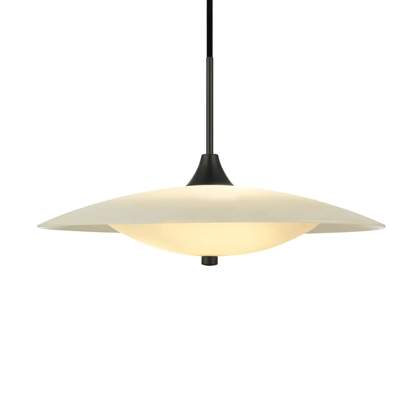Halo Design - Pendel - Baroni - Ø46 cm - Opal/Sort