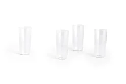 Hay - Angle Glass - klar - sæt med 4 stk. - Clear - 529